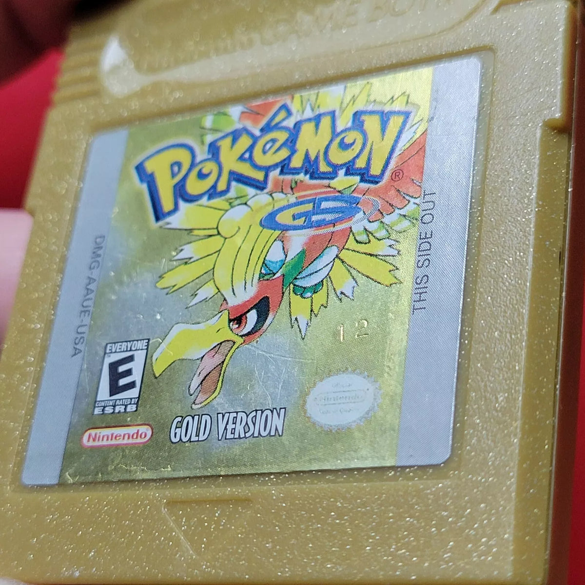 Nintendo Authentic Game Color Pokemon: Gold Boy Version GBC