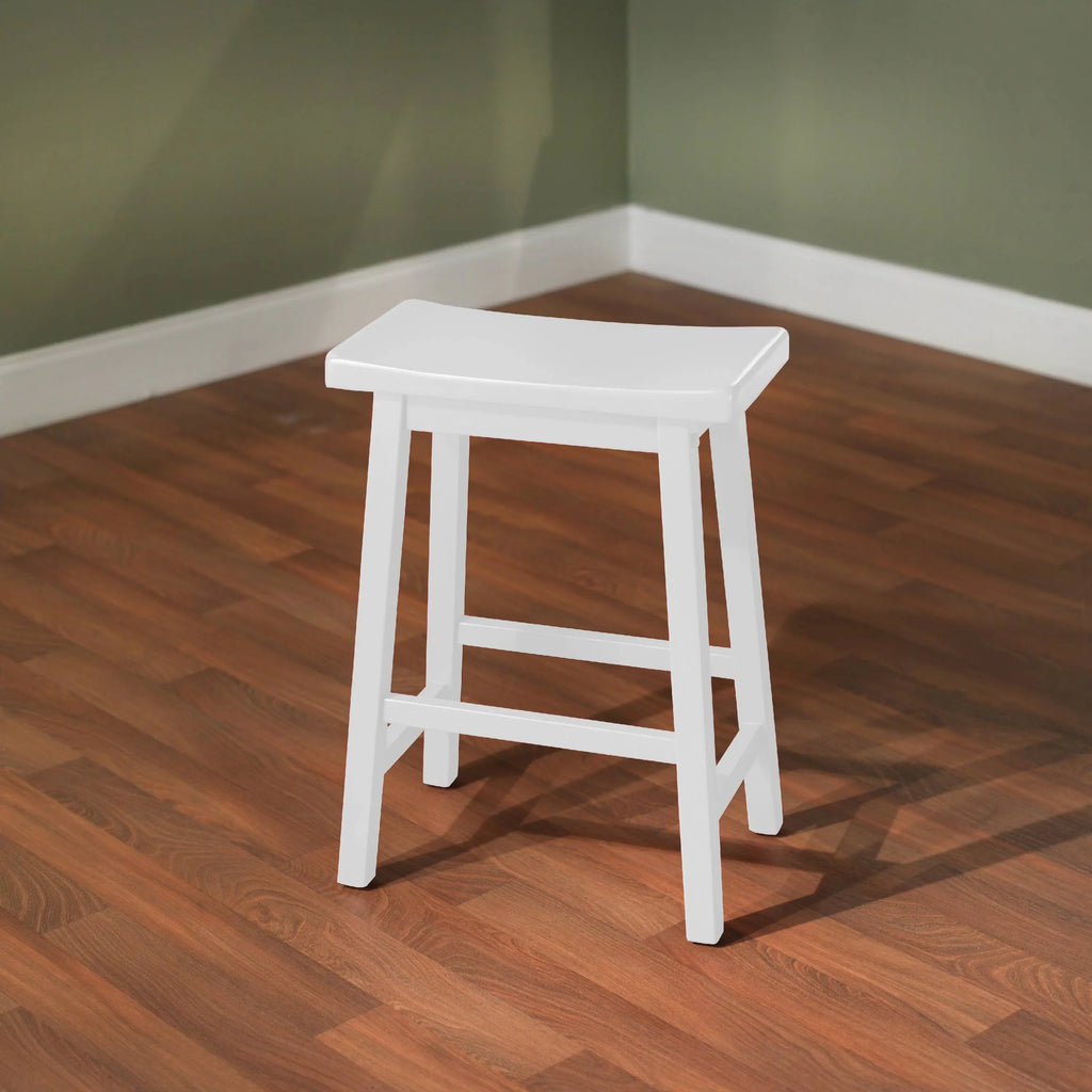 Counter 24" Stool, Arizona Saddle Indoor White TMS