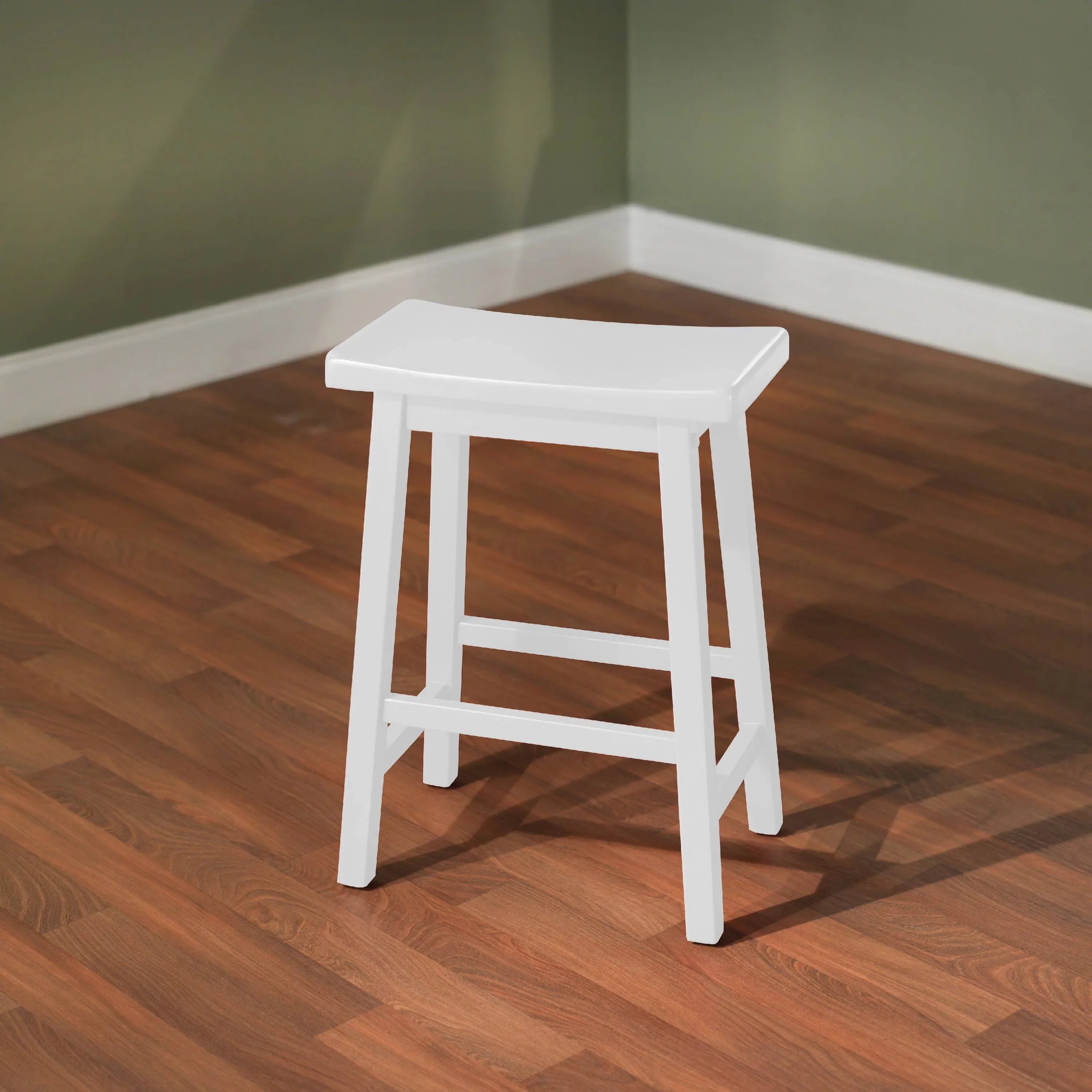 Counter 24" Stool, Arizona Saddle Indoor White TMS