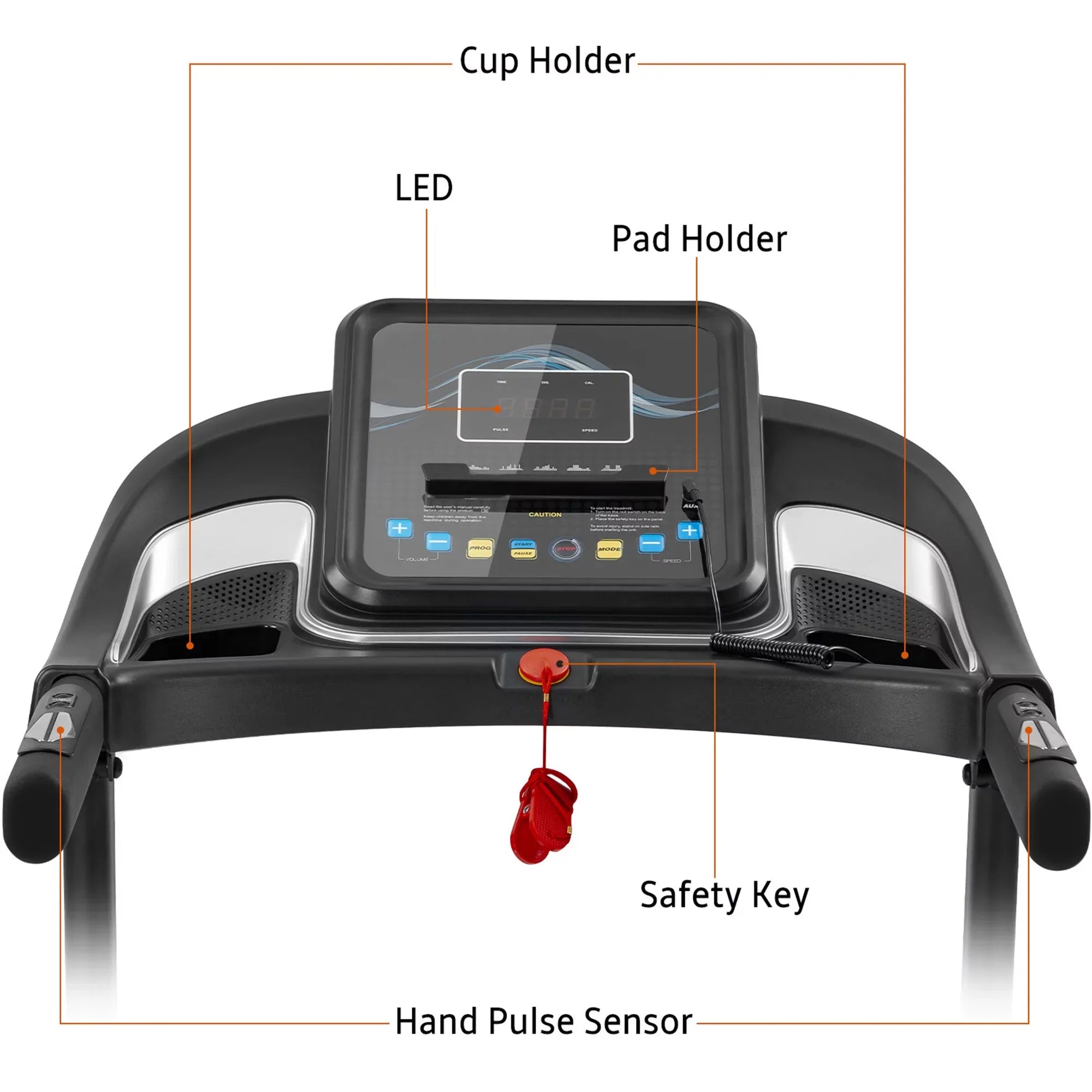 Machine with Jogging Easy Treadmill Adjuster Speakers Running Folding Audio Motorized Incline and Compact