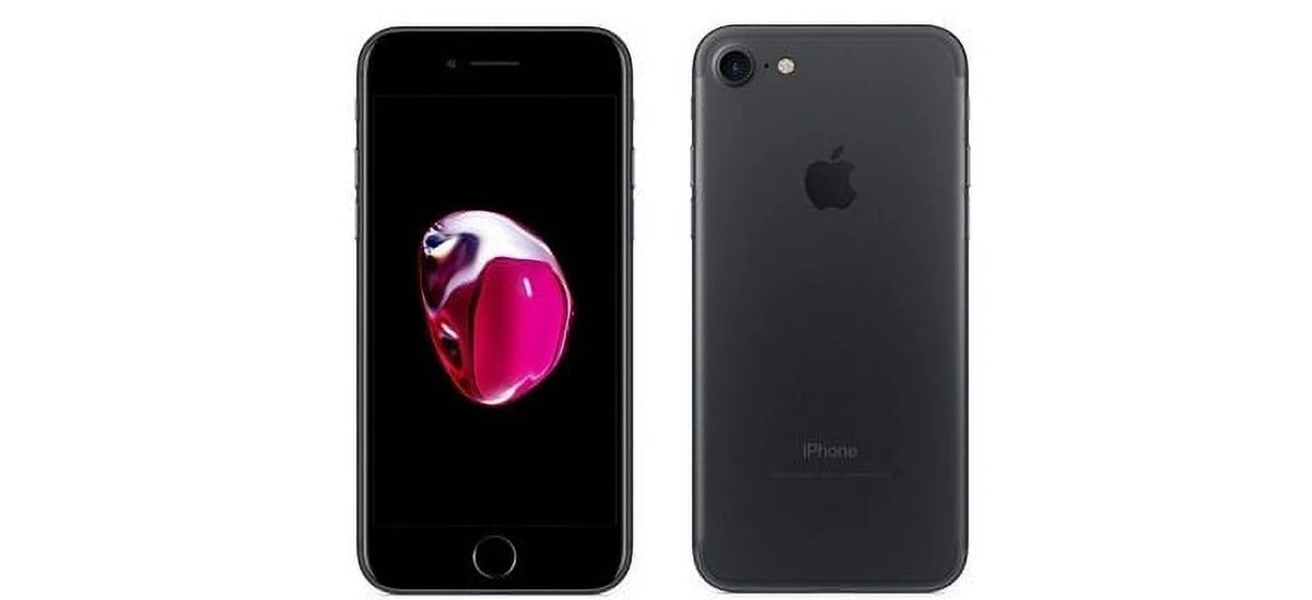 7 Black Pre-Owned iPhone Fair) (Refurbished: Mobile) Apple 128GB (Boost