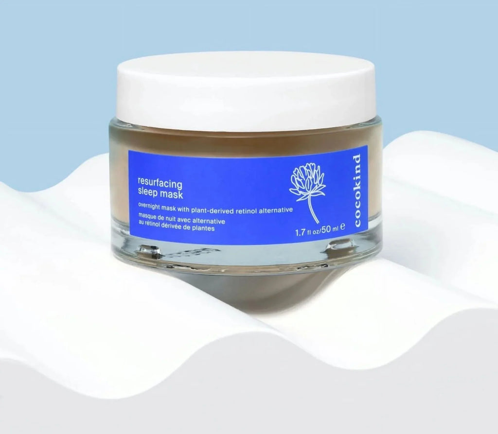 Mask Night Cream Alternative Sleep with and Bakuchiol, Retinol Mask, Face Cocokind Squalane Oil, and Jojoba Resurfacing