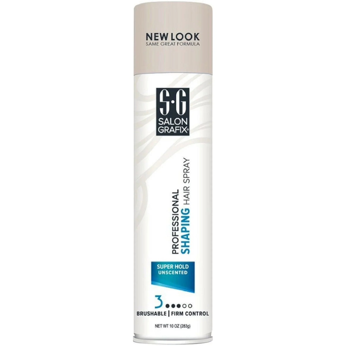 Pack each Hair Spray, Unscented 5 Shaping 10oz Salon Grafix