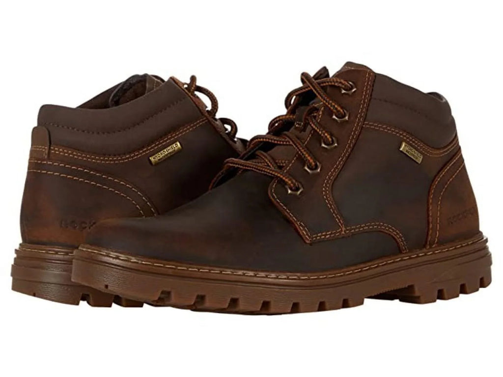 Toe CI6148 Boot - Rockport New Waterproof Plain Or Men's Leather/Suede Tan Not Weather