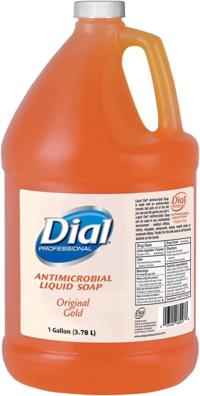 Gold Corporation Orig Gallon, 1 Liquid 4/CT Antibacterial, Refill, Soap Dial