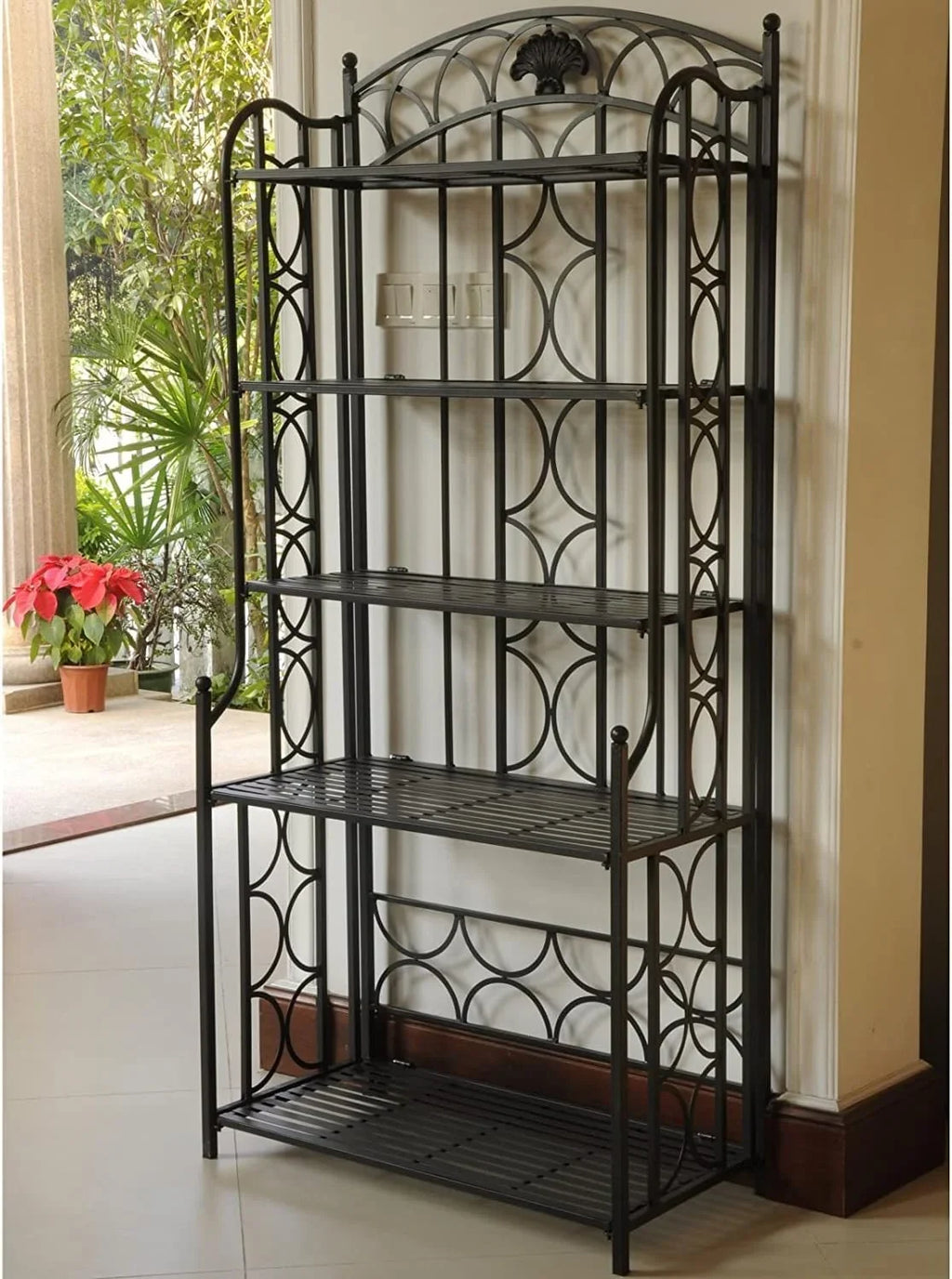 Cooling Pantry Good Indoor/Outdoor Allows W Iron 4" Dining Goods, Space-Efficient D X 32" Kitchen, Ventilation, Bakers Or For Rack 70" Area X Baked For