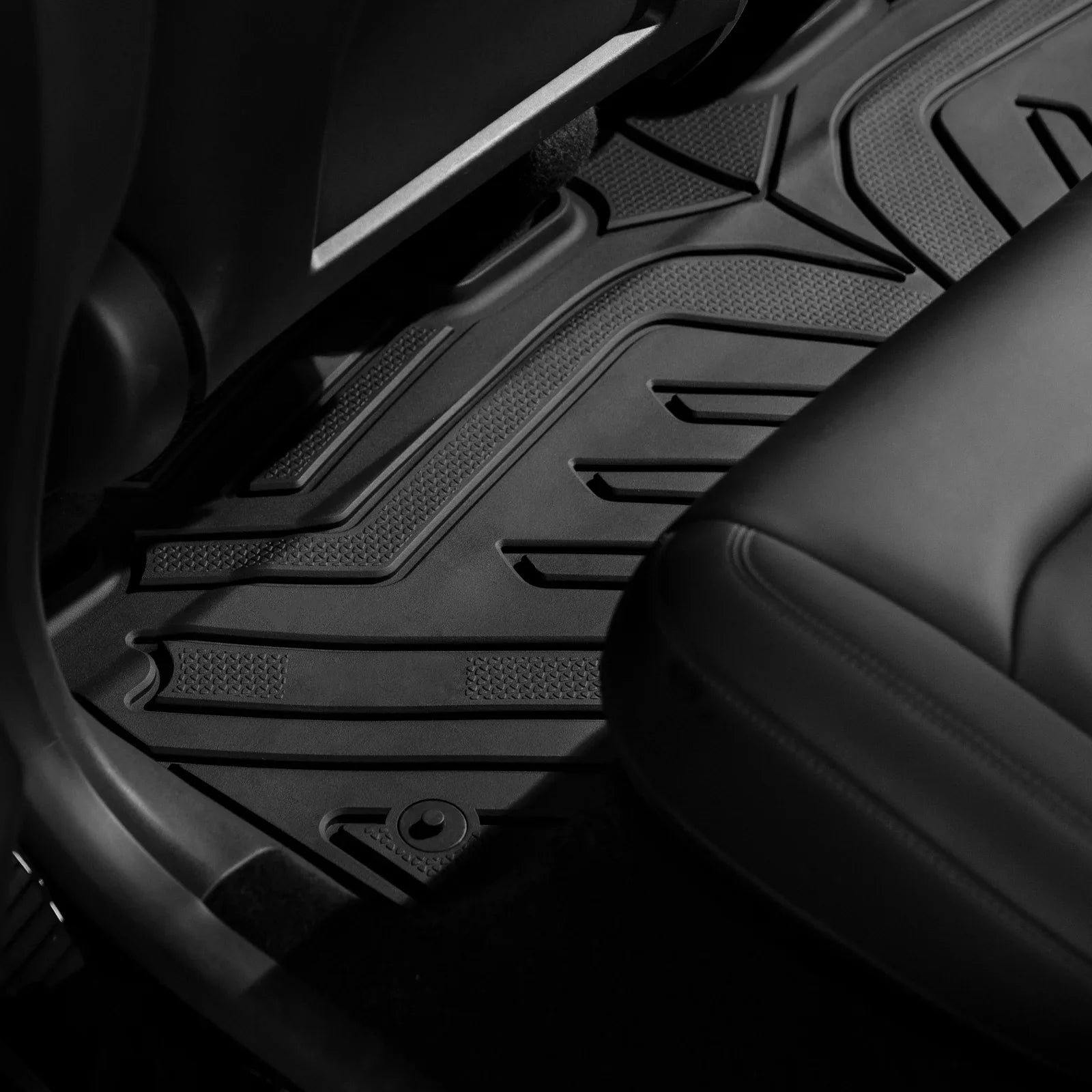Y, Full 2nd Compatible Protection Floor Custom Mats Weather 2020-2023 All Tray TPE Motorsports Black Mats, 3D Trunk Floor Front Ikon Row Heavy Rear & Tesla + Liners, with Mat Set Cargo Model Duty