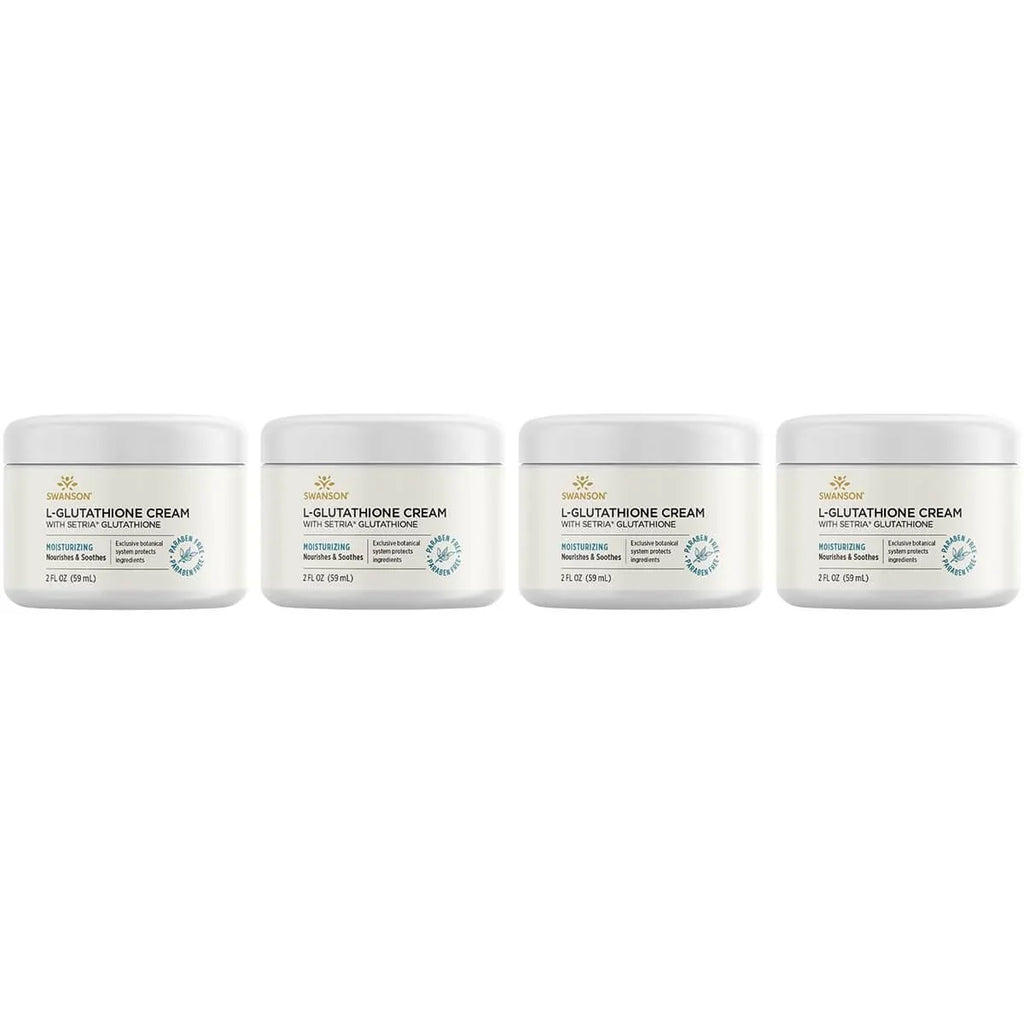 Cream 2 with 4 L-Glutathione Pack Setria Swanson Glutathione fl oz Cream