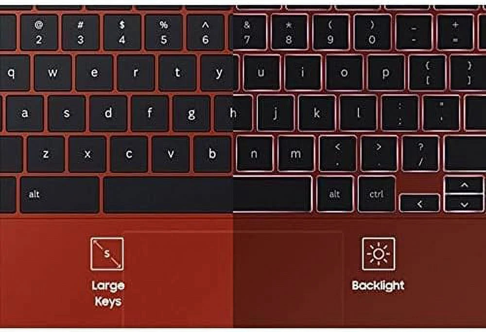 13.3" (Fiesta AMOLED Open Galaxy Box Red) 64GB Laptop Touchscreen Chromebook 2 Samsung