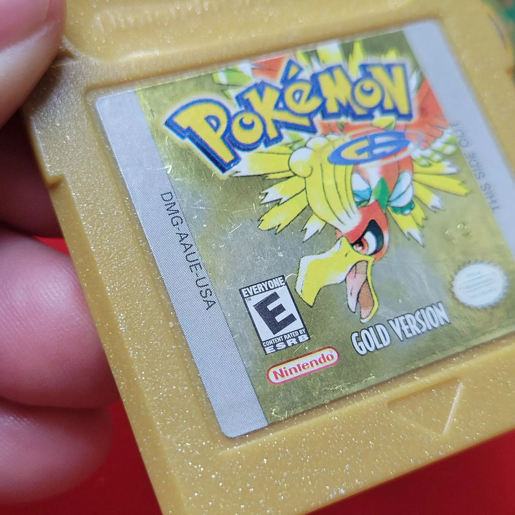 Nintendo Authentic Game Color Pokemon: Gold Boy Version GBC