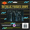 '- of Metallic Fringe FR 1-Ply DDI Packaged Case Black Drape 6 15in.x10' - 1907627 - Black