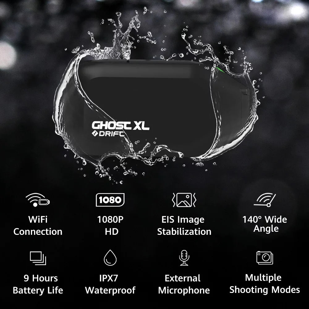 Mic Hour Ghost Life Battery Camera Camera, Support 9 Waterproof XL External Sports Drift