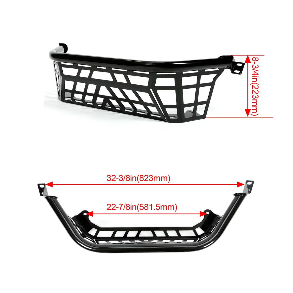 Kawasaki Steel 21 Teryx for Tailgate 22 Coated Black Powder Enclosure 20 1000 Bed Kojem Barricade KRX Rack Luggage 23 Cargo