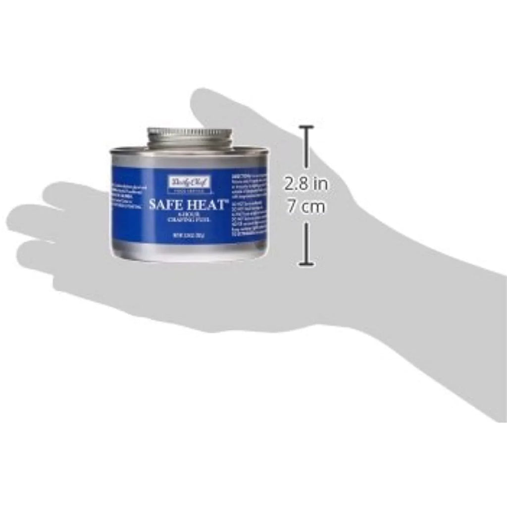 Chafing Fuel, 12-pack Chefs U46104s Heat Safe CHEF Bakers and DAILY