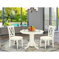 White Dinette Shelton - Piece Set Linen 3