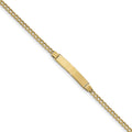 w/Rhodium Link ID Pav Children's Bracelet Curb Beautiful