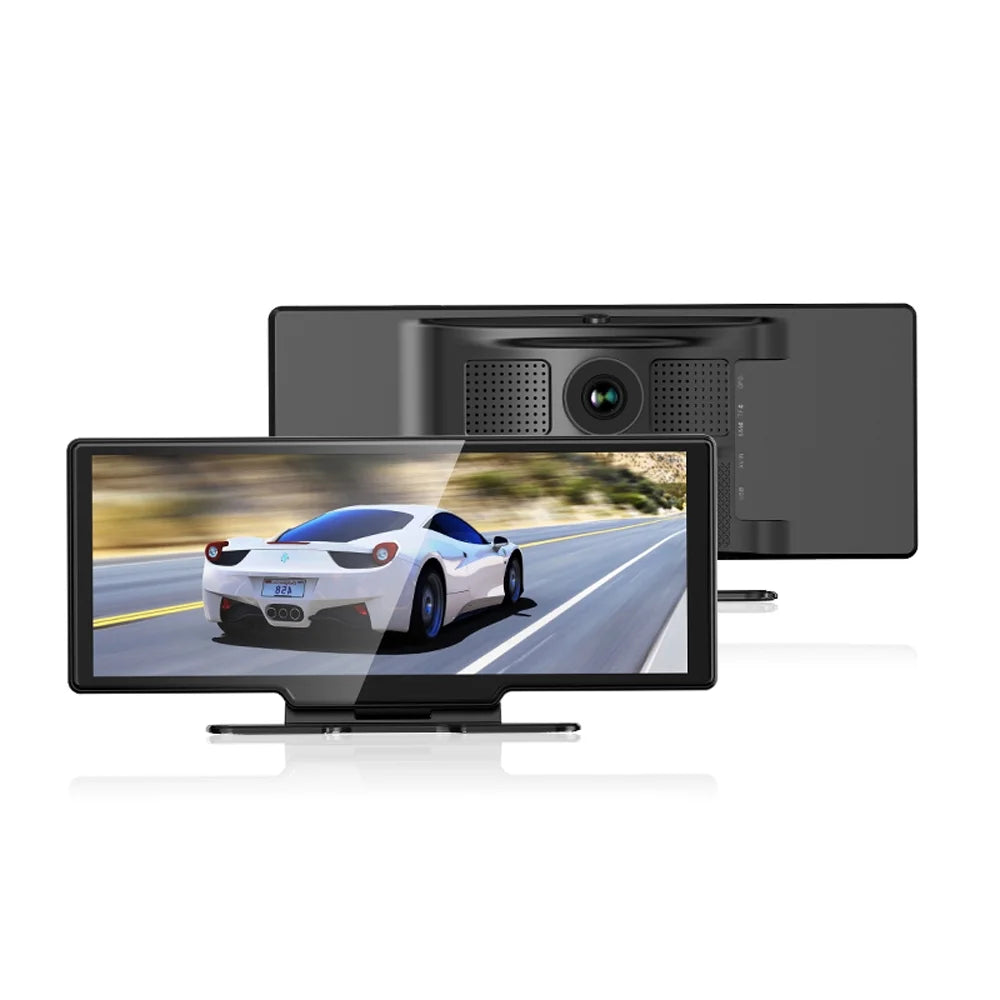 with 10.26 Built-in Touchscreen Inch 4K for Recorder Carplay Rear FM DVR Camera & Front WiFi Driving Dash Gecheer Android Auto