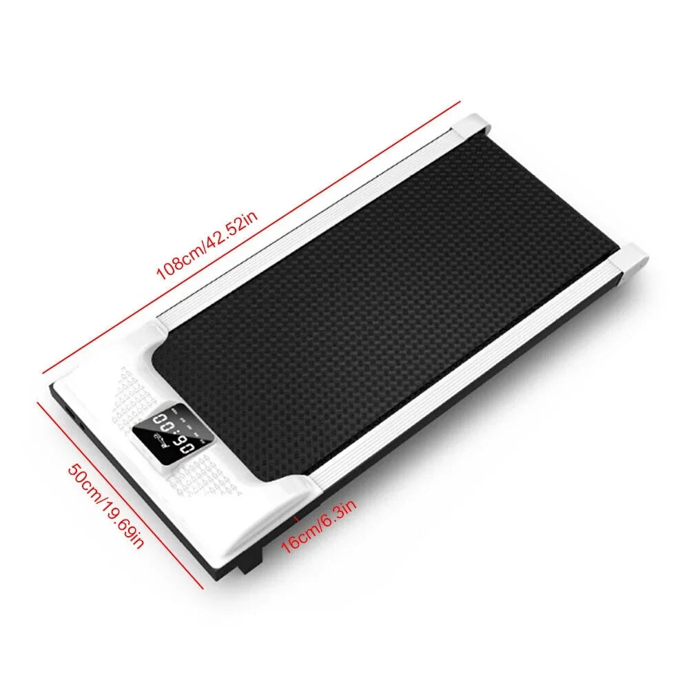 for Loyalheartdy 0.65HP LED Office Under Display LED Running Machine Treadmill Jogging 1-6km/H Portable Desk with Pad Home Walking Electric