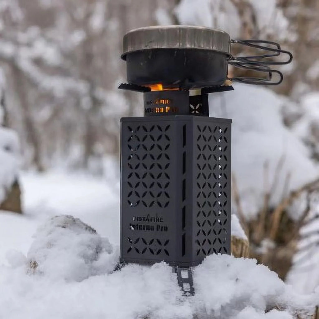 Fuel New Emergency, Stove Camping) Pro InstaFire Inferno Biomass Outdoor (off-Grid,