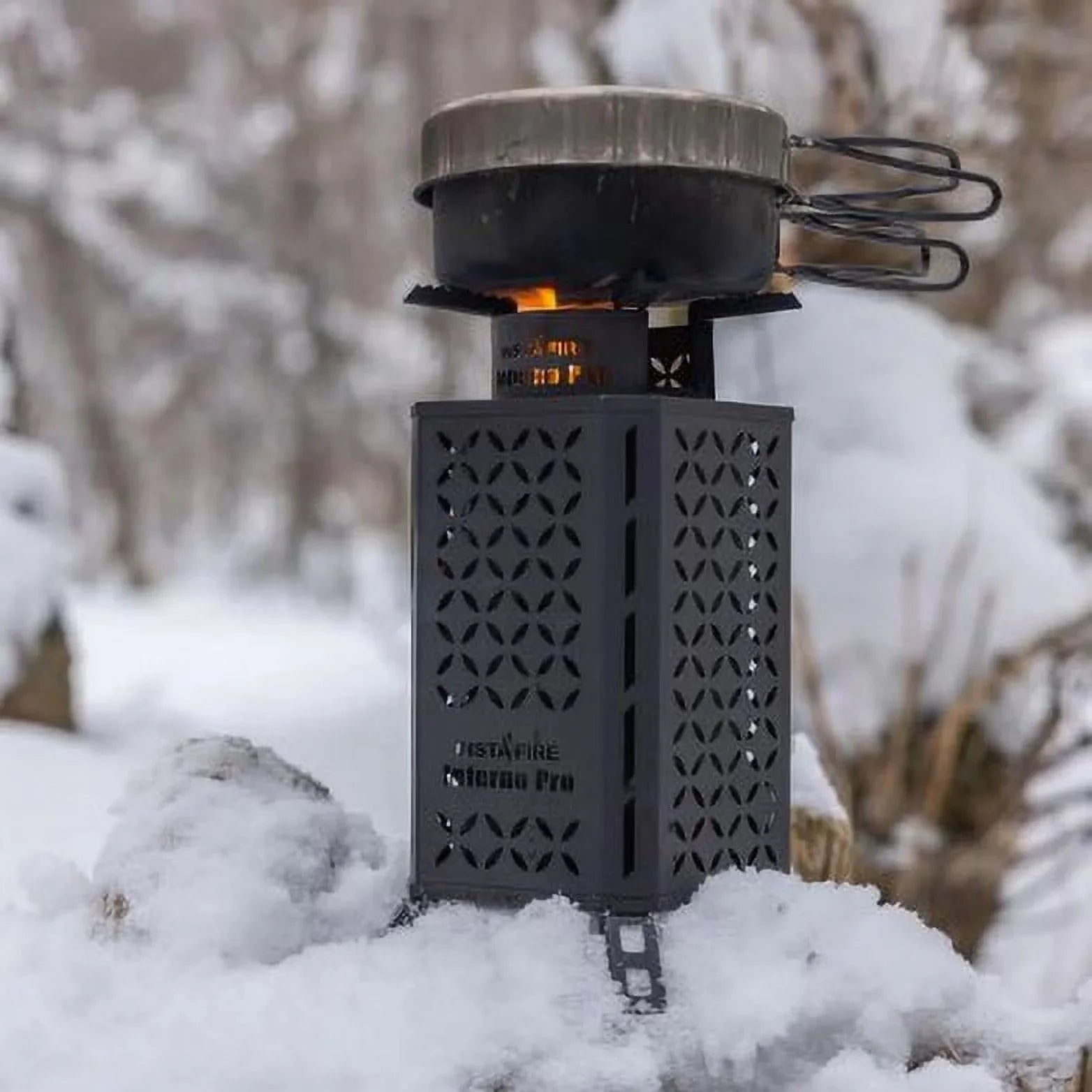 Fuel New Emergency, Stove Camping) Pro InstaFire Inferno Biomass Outdoor (off-Grid,