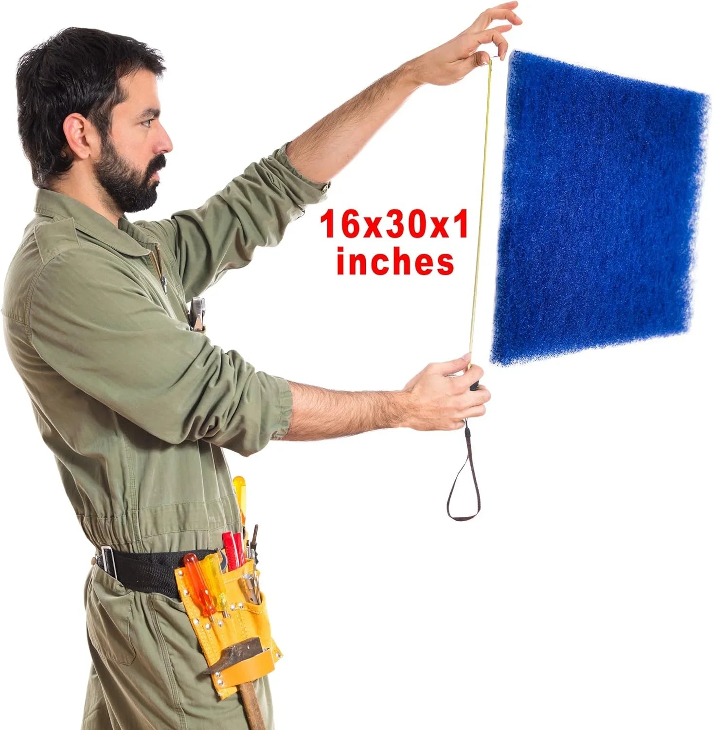 Vent-2 Filters Pack Clean Furnace Filter 16X30x1 Replacement Air Conditioner