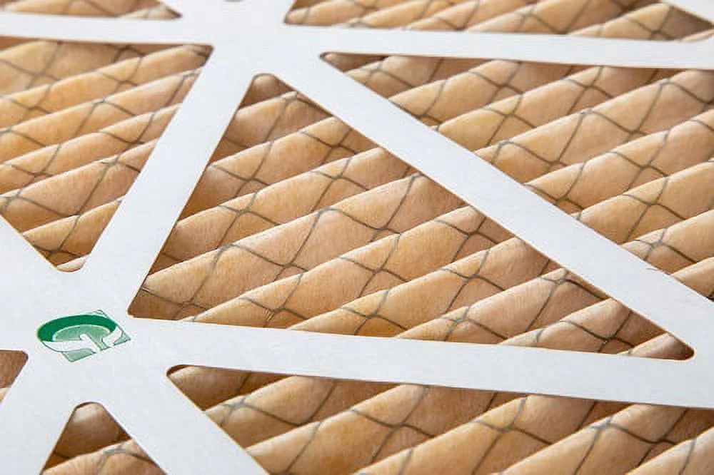 Actual 6 Pack 11 Glasfloss. x Air 14x20x1 by 19-1/2 MERV Size: x 7/8 of 13-1/2 Pleated Filters