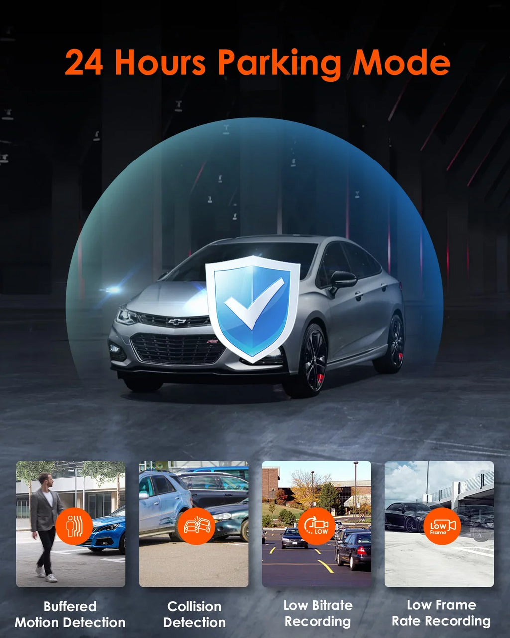 Supercapacitor Monitor, 30FPS 360° Wide S2 WiFi Dash 3 Vantrue Angle, +1080P 3 Screen IPS in, Parking built Car Camera with GPS Channel inch Touchable 2K Front+1080P Nearly Rear Cam, Interior 24h