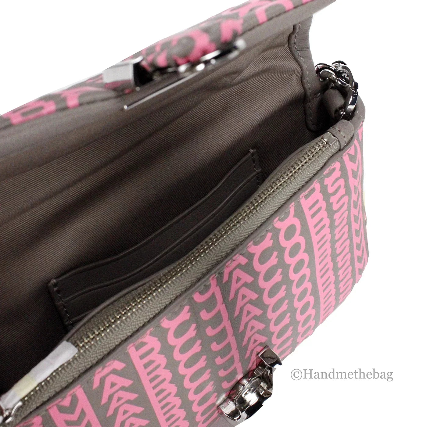 Shoulder Marc Monogram Crossbody Jacobs Pink Bag Neon J Marc Mini The Leather