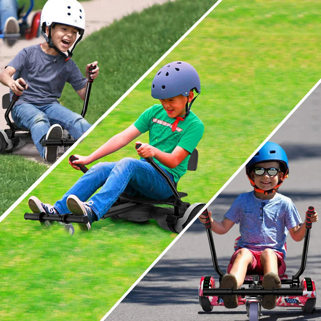 with Graffiti Seat Hoverboard Hoverboards Compatible 8"/ 6.5"/ Adjustable Accessories, Attachment, 10" for Hoverboards Kids,