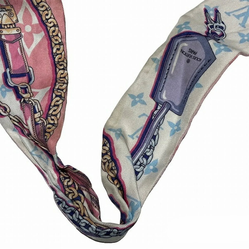 BB Accessories Scarf (Good) Vuitton Silk Ultimate Women's Louis Bandana Bandeau Pre-Owned M76677
