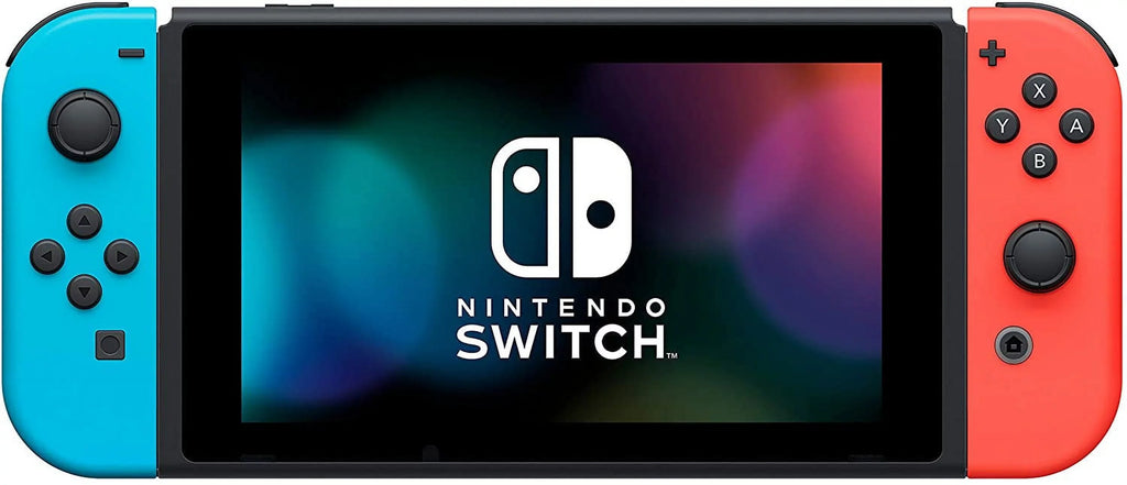 Dual Nintendo Game & Charger Switch Gray Mario Odyssey Joy-Con Console with