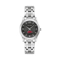 Black Arkansas Collection Stainless Corporate Bulova Steel Watch Razorbacks Women's