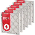 Air Pack) 11 SpiroPure MERV in (6 USA Made Filters - Filter 7.38x11.38x1 Pleated