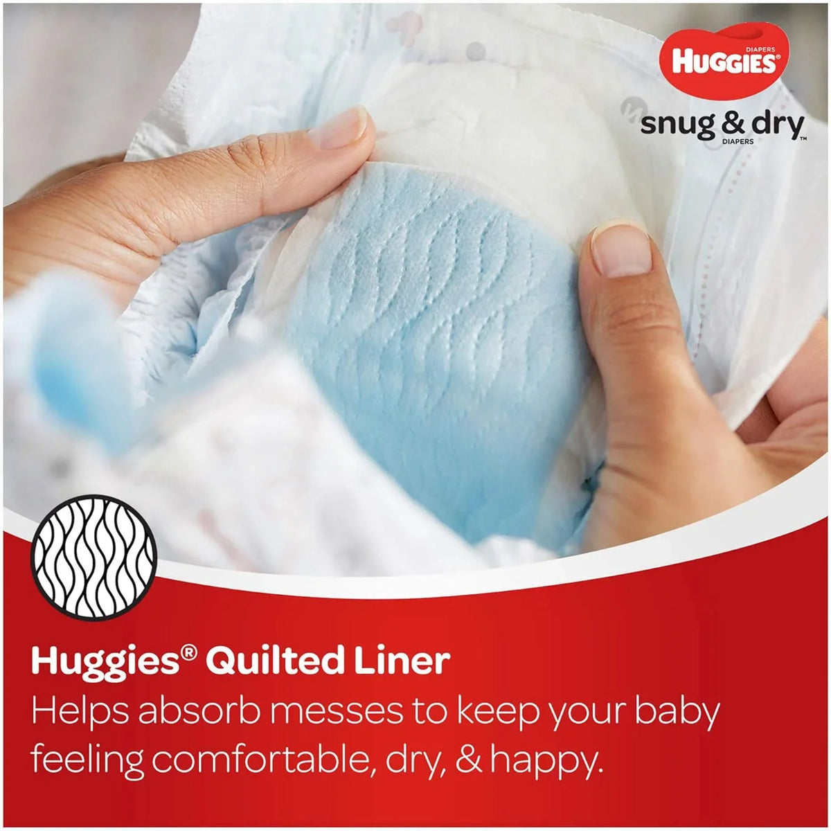 6 Count Size 54 Snug Big Baby Count) and (54 Pack, Diapers HUGGIES Dry