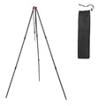 Accessory Tripod Cooking with ing Adjustable Stand Outdoor Grill , Portable Campfire Black Tripod, Pot Camping Aluminum Picnic Cookware