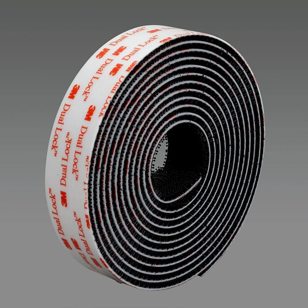 Fastener,1 in W,Black Reclosable 3m SJ3550CF