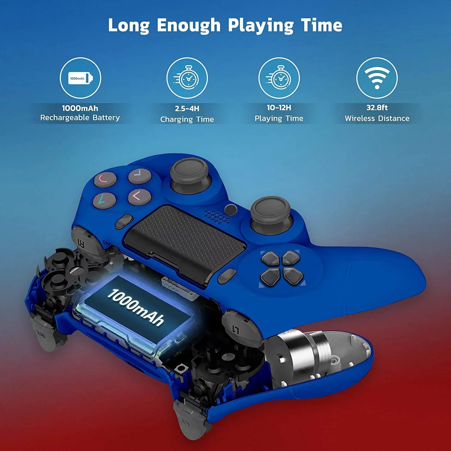 A11/A51/A71/5G/71s GamePad 1;000 PRO Controller Battery/Built-In Compatible Plus BlueTooth Wireless UW Speaker/Gyro/Remote Galaxy (Blue) Slim Samsung with 5G