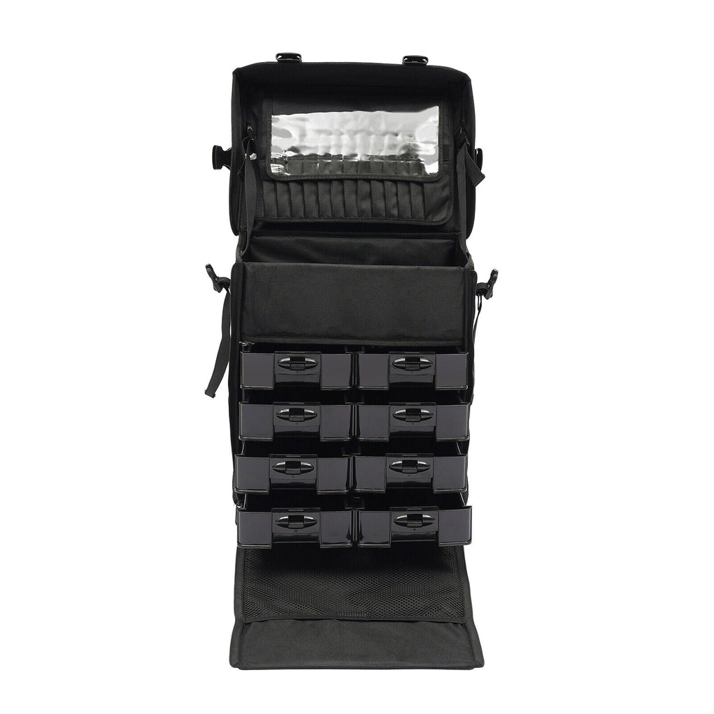 Make Up Rolling Wheels Trolley, Trolley, Suitcase Cosmetic Case, with Makeup Makeup Case Suitcase Cosmetic
