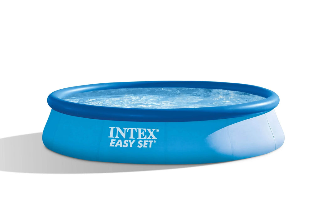 with Outdoor Set Filter Pool 32" x Inflatable Cover Pump Easy Intex 13' &