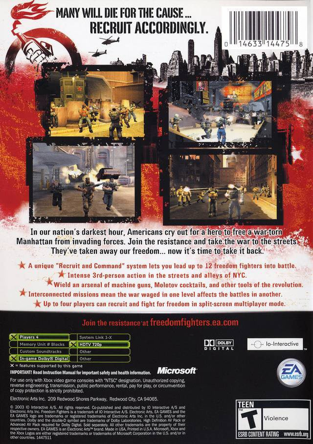 Freedom Battle Liberty for Island Xbox - The