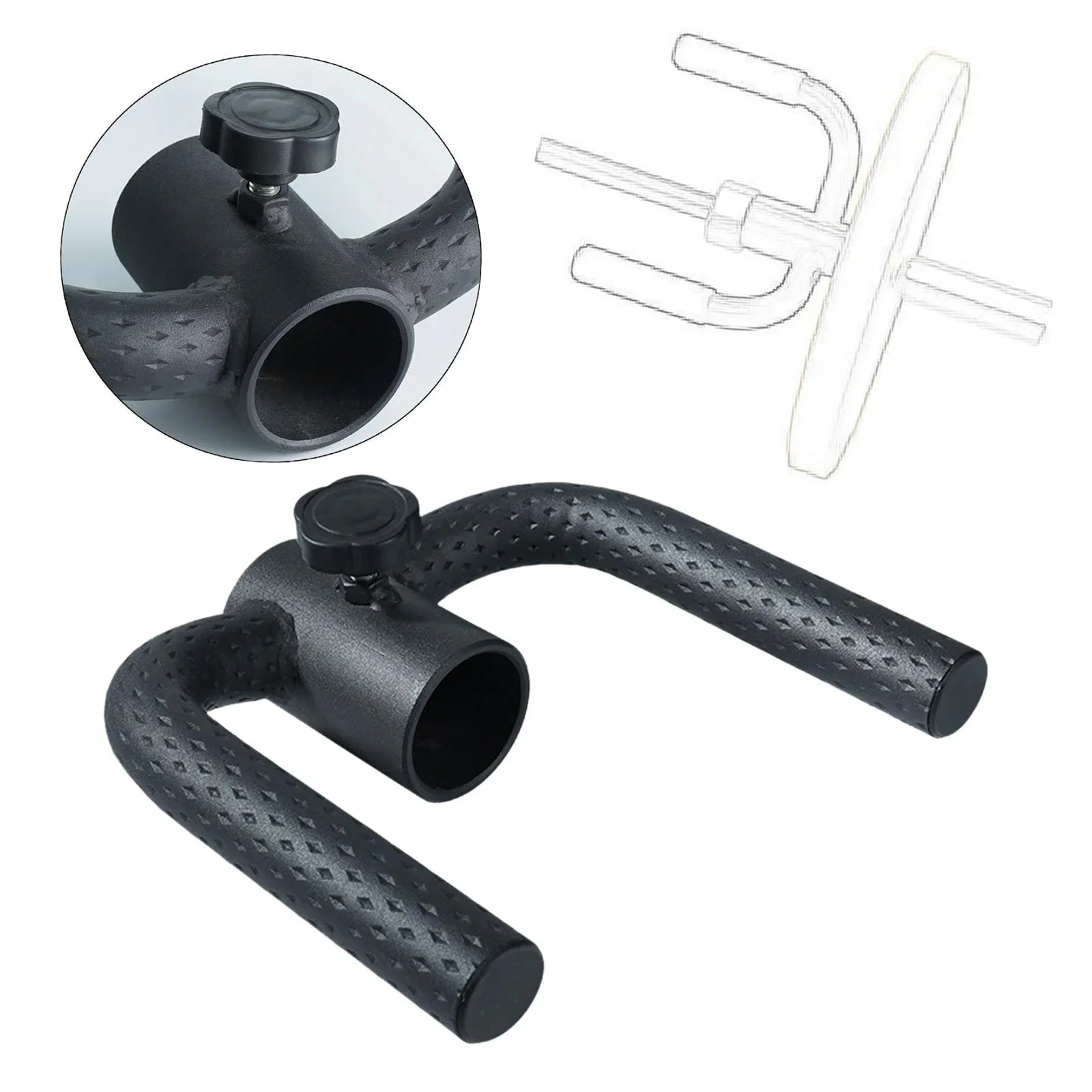 for Baoblaze Barbell Strengthens Attachment Fitness Shoulders Row Back Landmine
