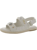 Lagerfeld Slingback Paris Sandals Faux Womens Embellished Charlay Leather Karl