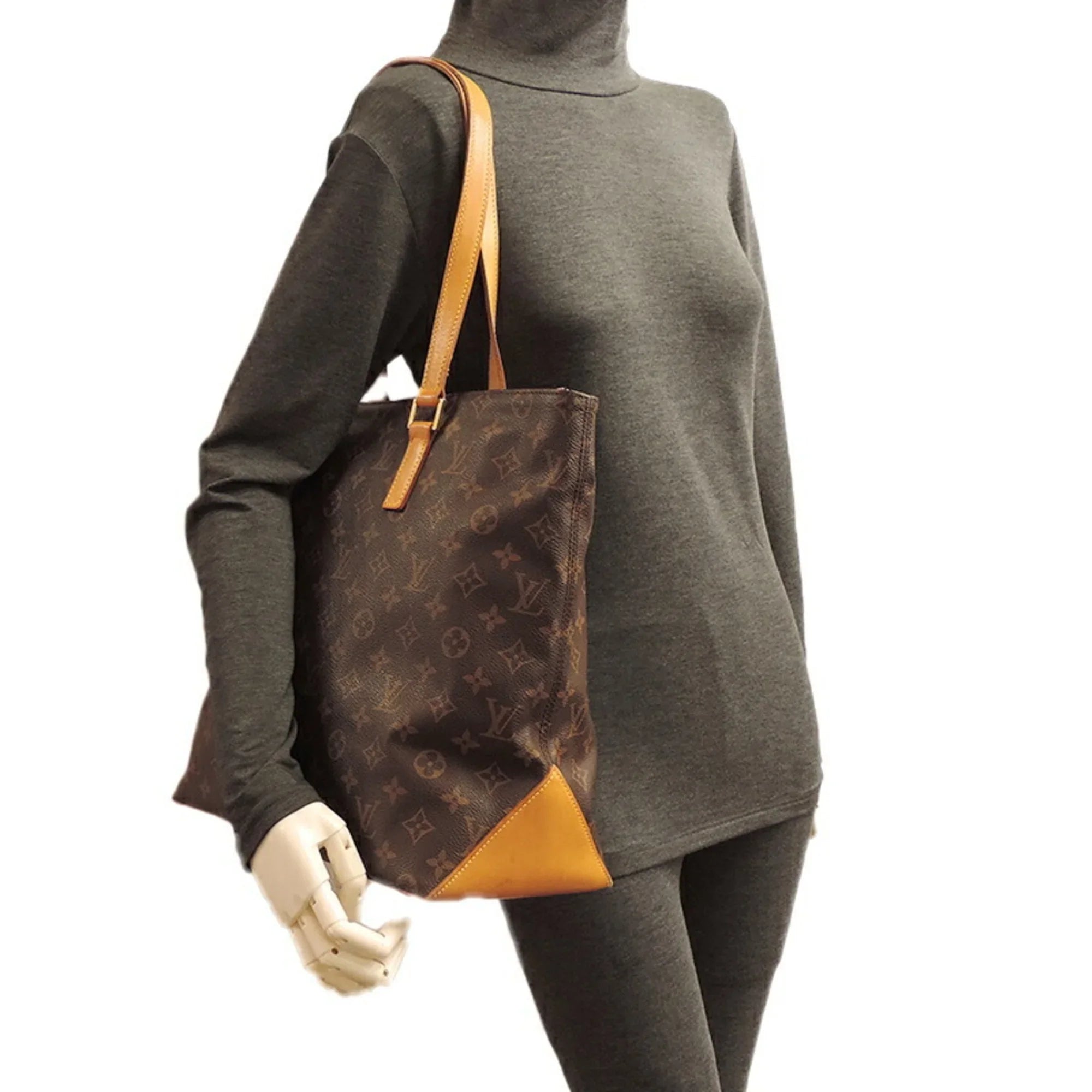 Cava Women's/Men's Vuitton Mezzo Bag M51151 Pre-Owned Louis (Good) Ebene Tote Monogram
