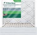 10x16x2 AC Furnace 13 Air Pleated (4-Pack) Filterbuy HVAC MERV Filters