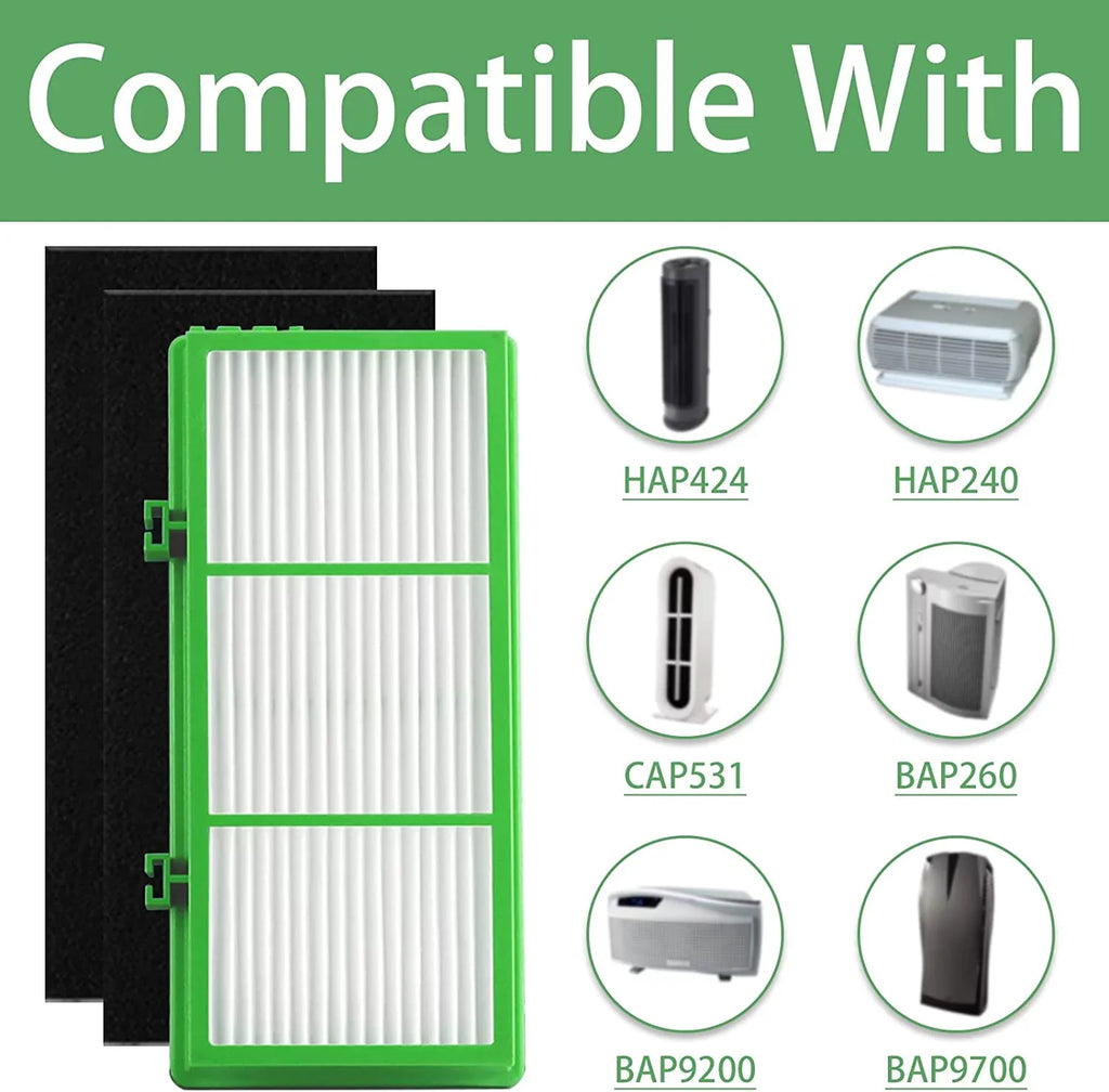 with HEPA HAPF300AHD True HEPA 8 Remover Parts Remover, Allergen HEPA Air HAP242-NUC HAPF300AH-U4R HAPF30AT compatible Pre True Purifier, Aer1Series Filter) True & Filter + Holmes (4
