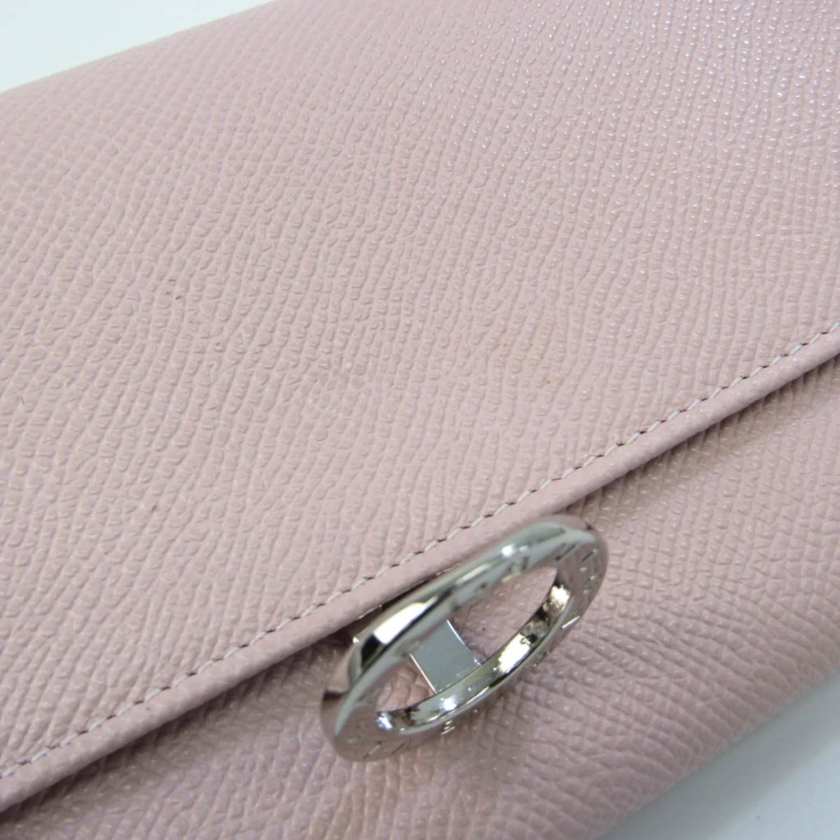 (bi-fold) Pre-Owned Bvlgari 30415 Long Pink Leather Bvlgari Wallet Women's Bvlgari (Good)
