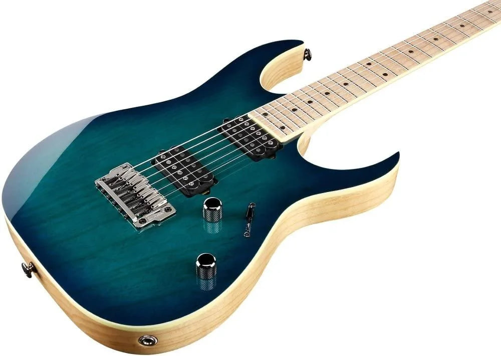 Electric Green Series RG RG652AHMFX Ibanez Burst Guitar Prestige Nebula 6-String