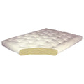 All Cotton 4" Twin Tan Mattress-Color:Tan Microfiber,Material:Cotton,Quantity:1 #604 Microfiber Futon