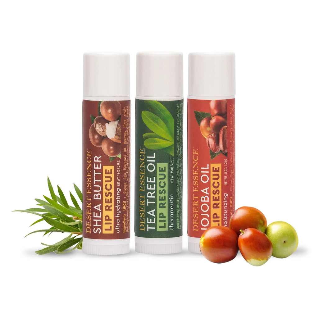 Essence Balm of Vitamin Soft - Desert w/ Stick, Ultra Dry Oz Butter Lips - 0.15 Oil Rescue Biloba Or Soothes Shea Peppermint Moisturizer Lip Ginkgo 24, Cracked - - - E Extract- Hydrating Beeswax Pack