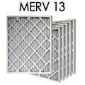 Filter 13 Actual 16x25x2 Size Air | Pleated - MERV 6PK 15.5x24.5x1.75